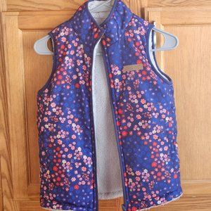 Buffalo David Bitton Girl's Floral Vest Size M (10-12)